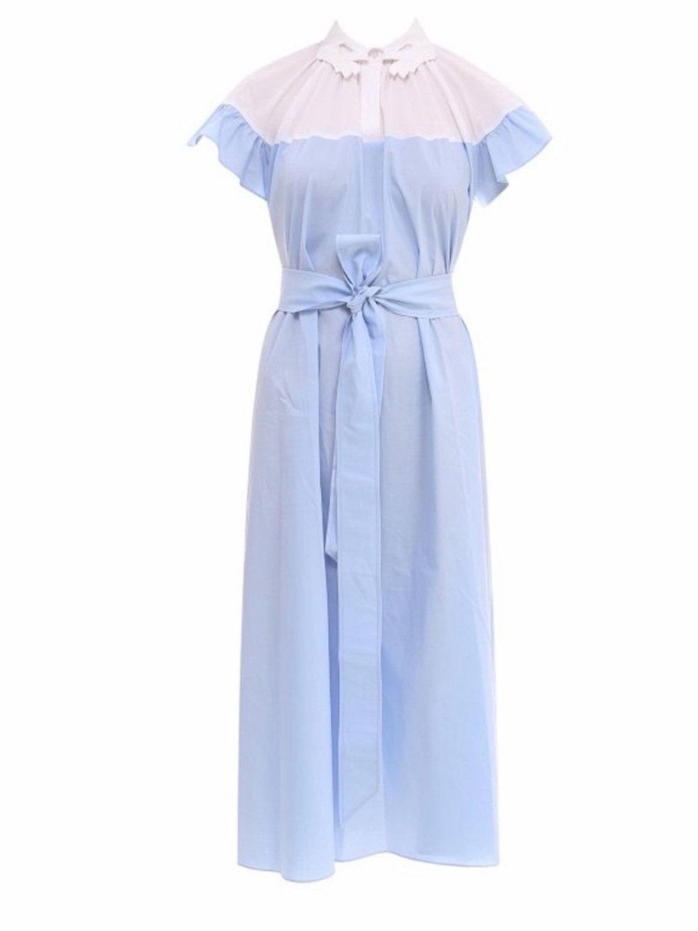 Vivetta ColorBlock Maxi Cotton Dress